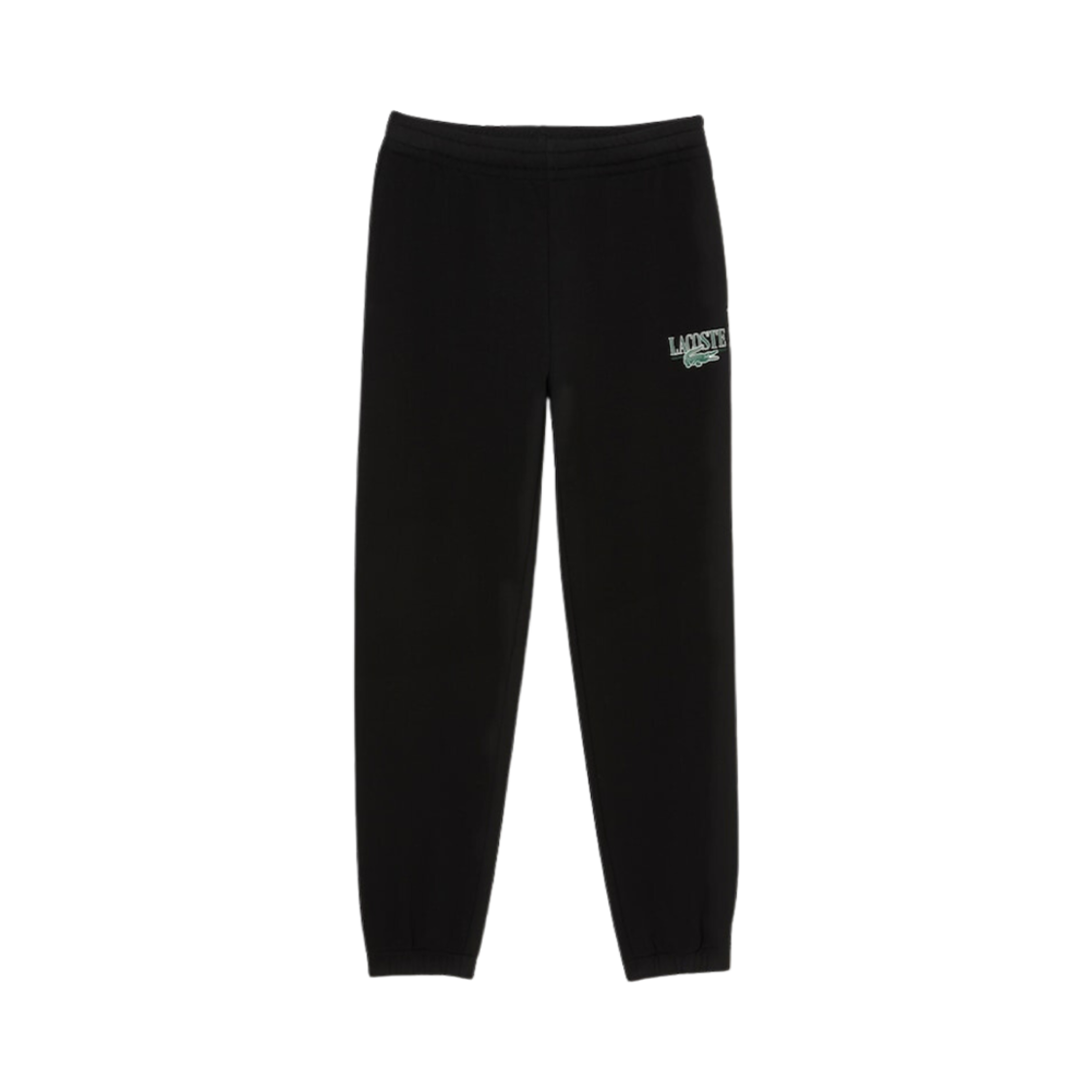 (W) 라코스테 빅 로고 아트 워크 조거 블랙((W) Lacoste Big Logo Art Work Jogger Black) - 1