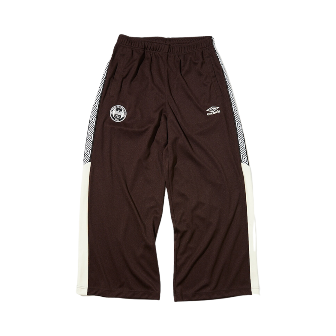 엄브로 x 프릭스 스토어 와이드 트랙 팬츠 브라운(Umbro x Freak's Store Wide Track Pants Brown)