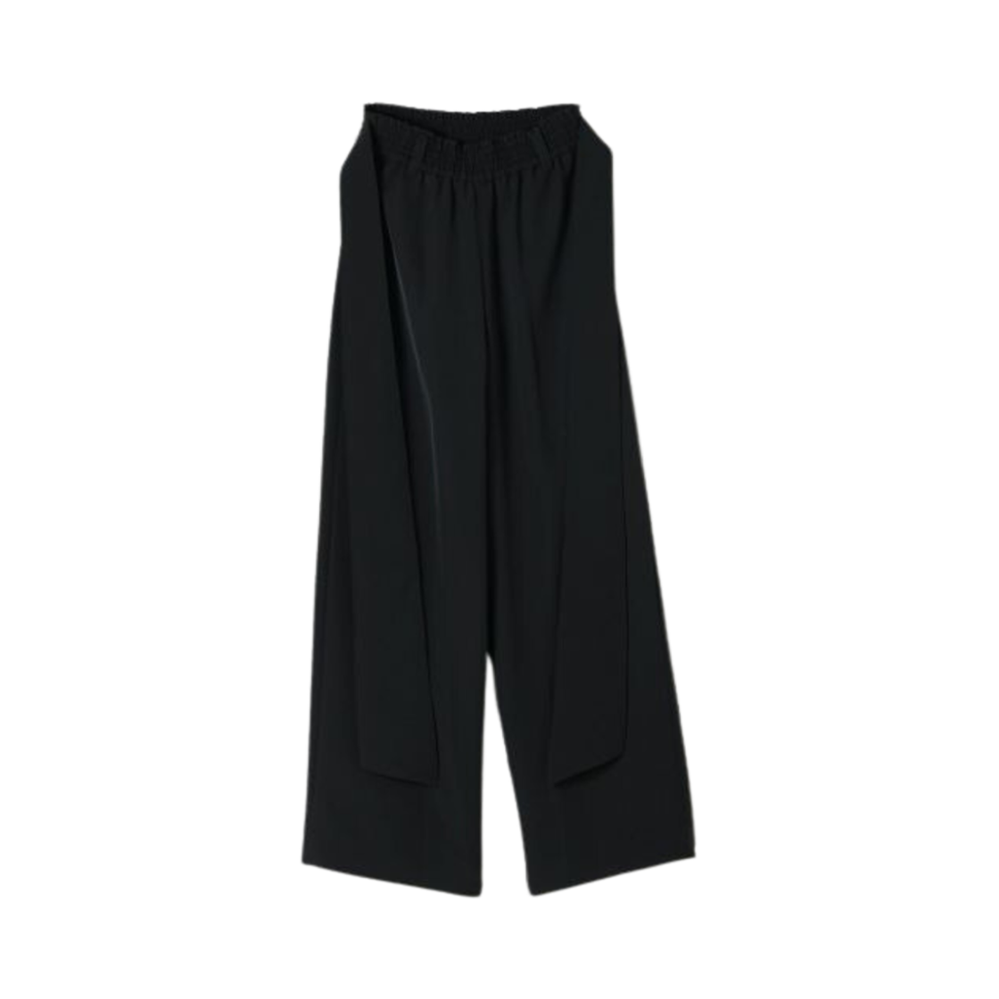 (W) 하이크 와이드 레그 팬츠 블랙((W) Hyke Wide Leg Pants Black)