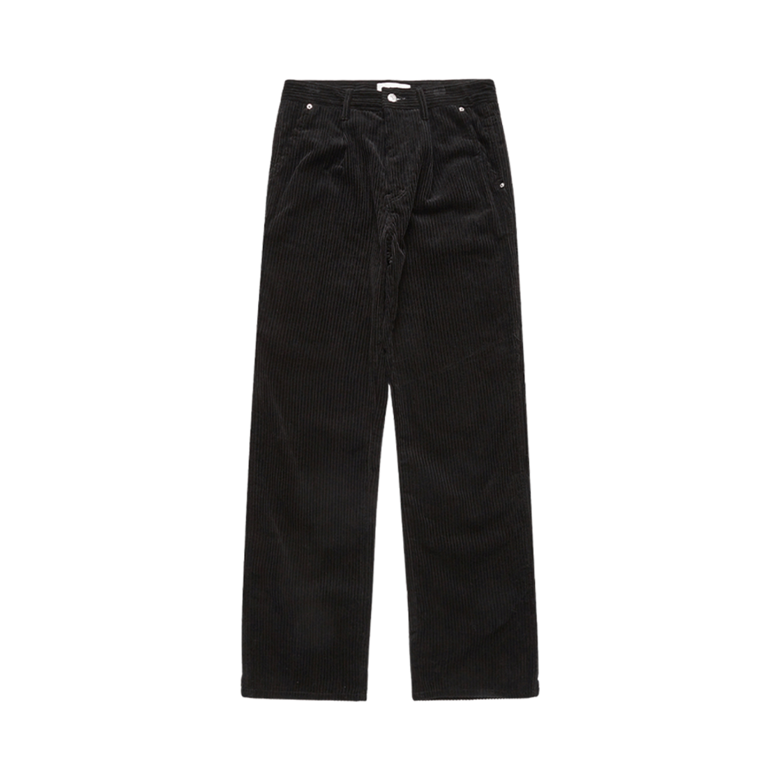 던스트 와이드 레그 카펜터 코듀로이 팬츠 블랙