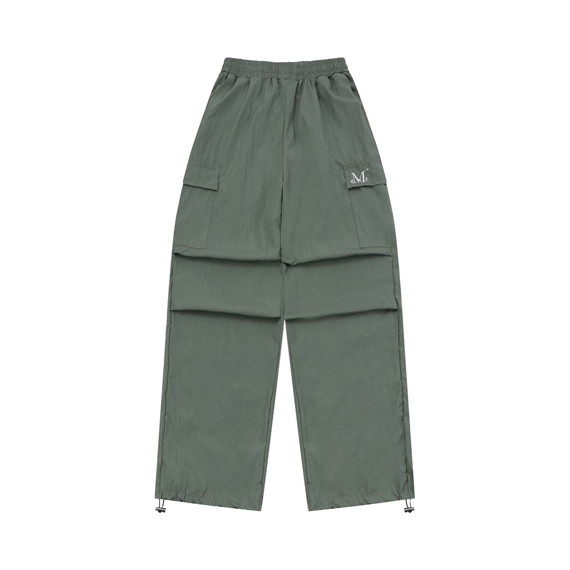 무센트 그로스 나일론 파라슈트 카고 팬츠 카키(MUCENT Gross Nylon Parachute Cargo Pants Khaki) - 1