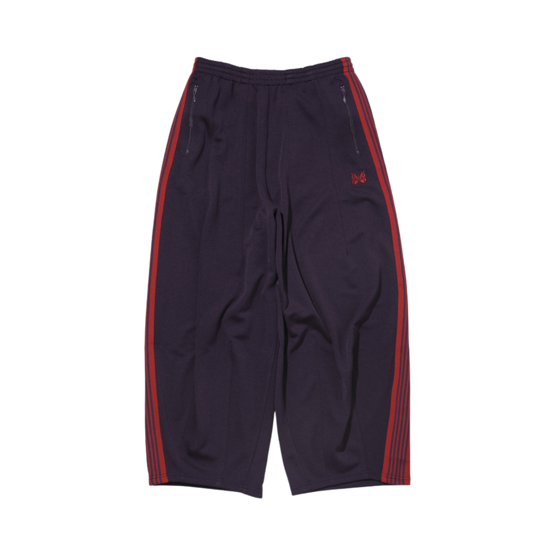 LQ233B Needles H.D. Track Pants Poly Smooth Dark Purple - 대표 이미지 #1