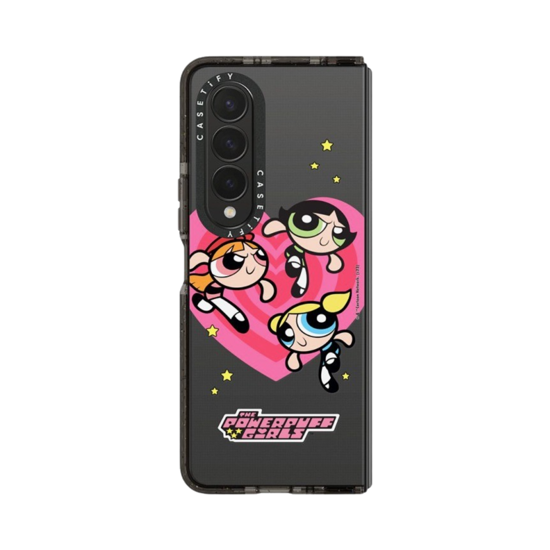 케이스티파이 x 파워퍼프걸 갤럭시 하트 임팩트 케이스 클리어 블랙(Casetify x The Powerpuff Girls Galaxy Heart Impact Case Clear Black) - 2