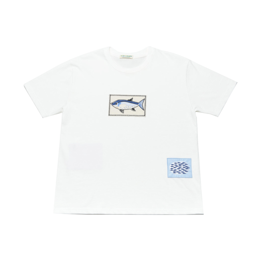 MSTS25SS08WH Misu A Barbe Frame T-Shirt White