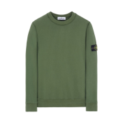 Stone Island 63020 Crewneck Sweatshirt Olive Green - 22FW