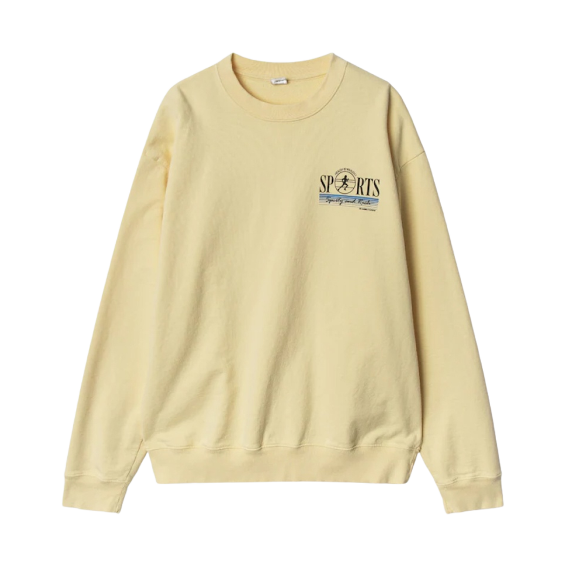 CR451LE Sporty & Rich Venice Crewneck Lemon