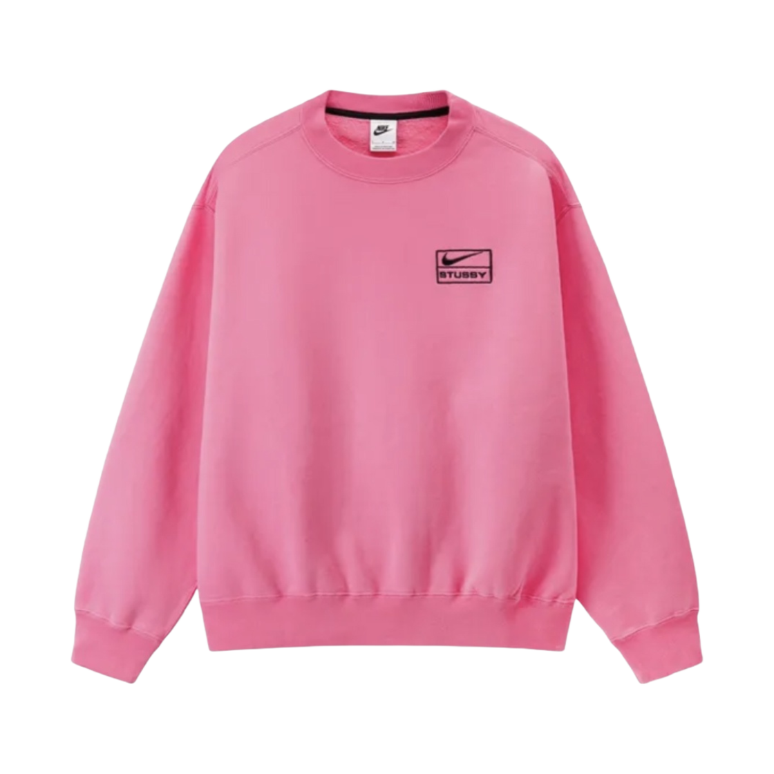 나이키 x 스투시 NRG 워시드 플리스 크루넥 로터스 핑크(Nike x Stussy NRG Washed Fleece Crewneck Lotus PInk)