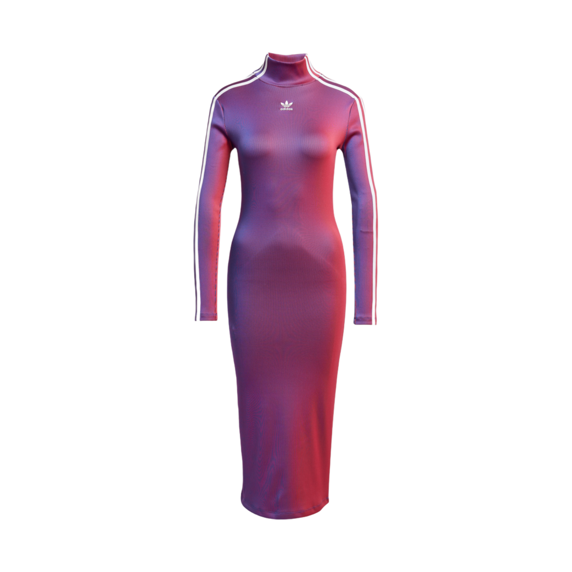 아디다스 라산트 립 롱슬리브 드레스 퍼플 - US 사이즈((W) Adidas Rasant Rib Long Sleeve Dress Purple) - 1