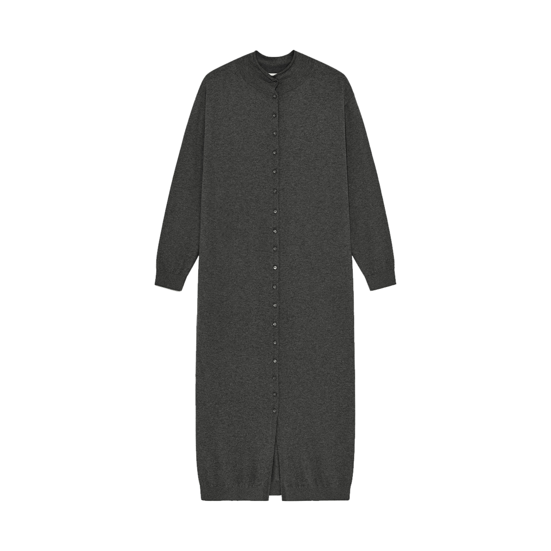 Plautia Long Knit dress Dark-Melange Plautia Long Knit dress Dark-Melange