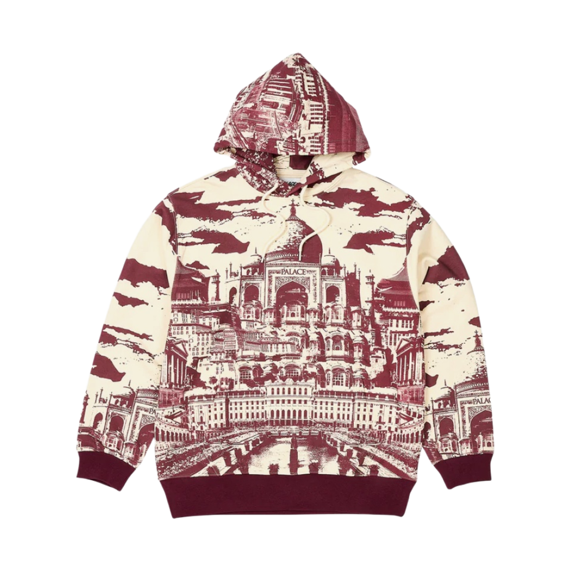 - Palace Mega Palace Hood Soft White - 23FW