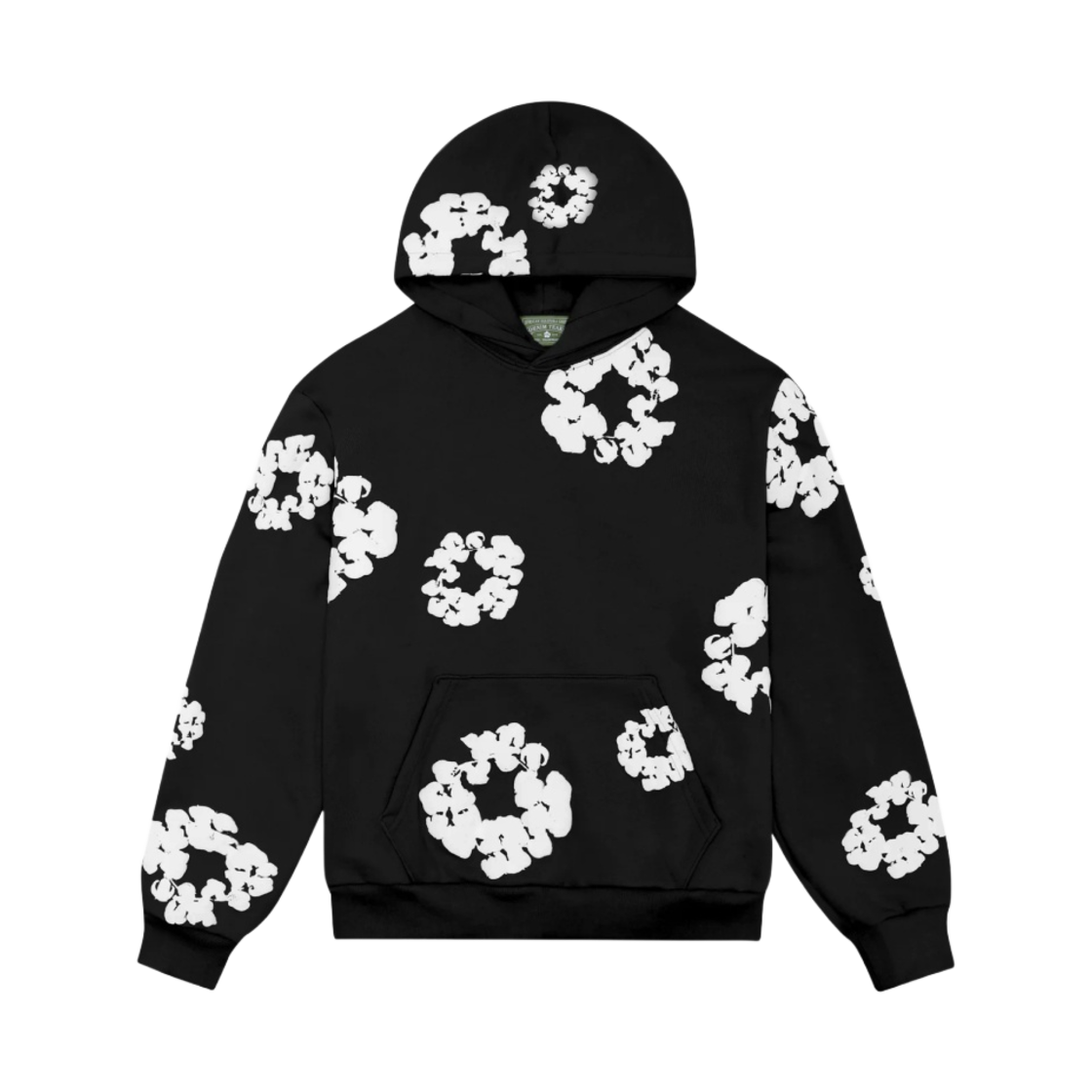 데님 티어스 더 코튼 리쓰 스웨트셔츠 블랙(Denim Tears The Cotton Wreath Sweatshirt Black)