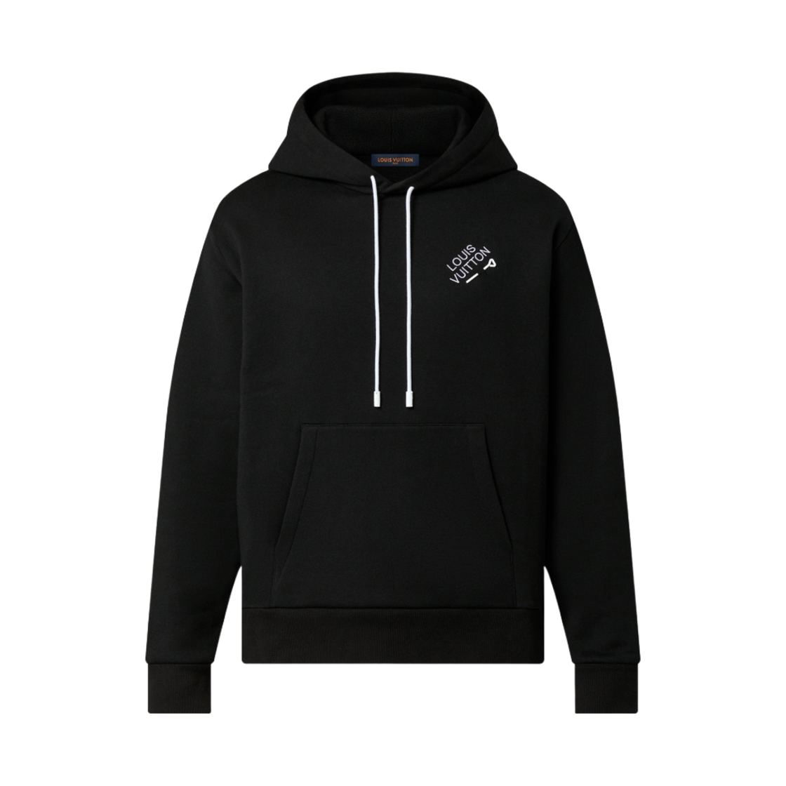루이비통 시그니쳐 자수 후드 블랙(Louis Vuitton Signature Hoodie with Embroidery Black) - 1