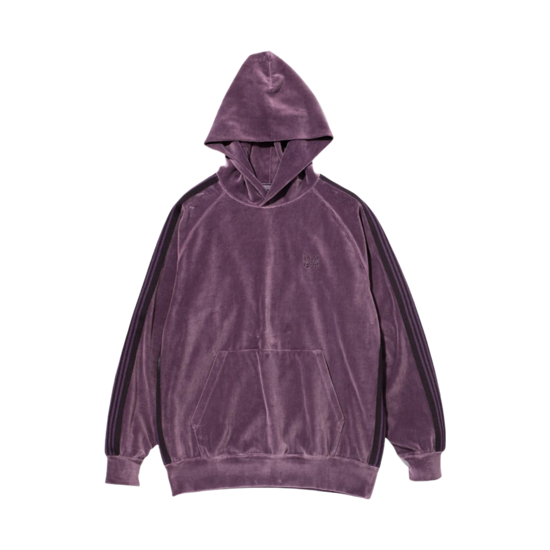 ★人気★【Needles】 Track Hoodi.e Velour Purple DSC_0374_a9882853-5261-4ec5-