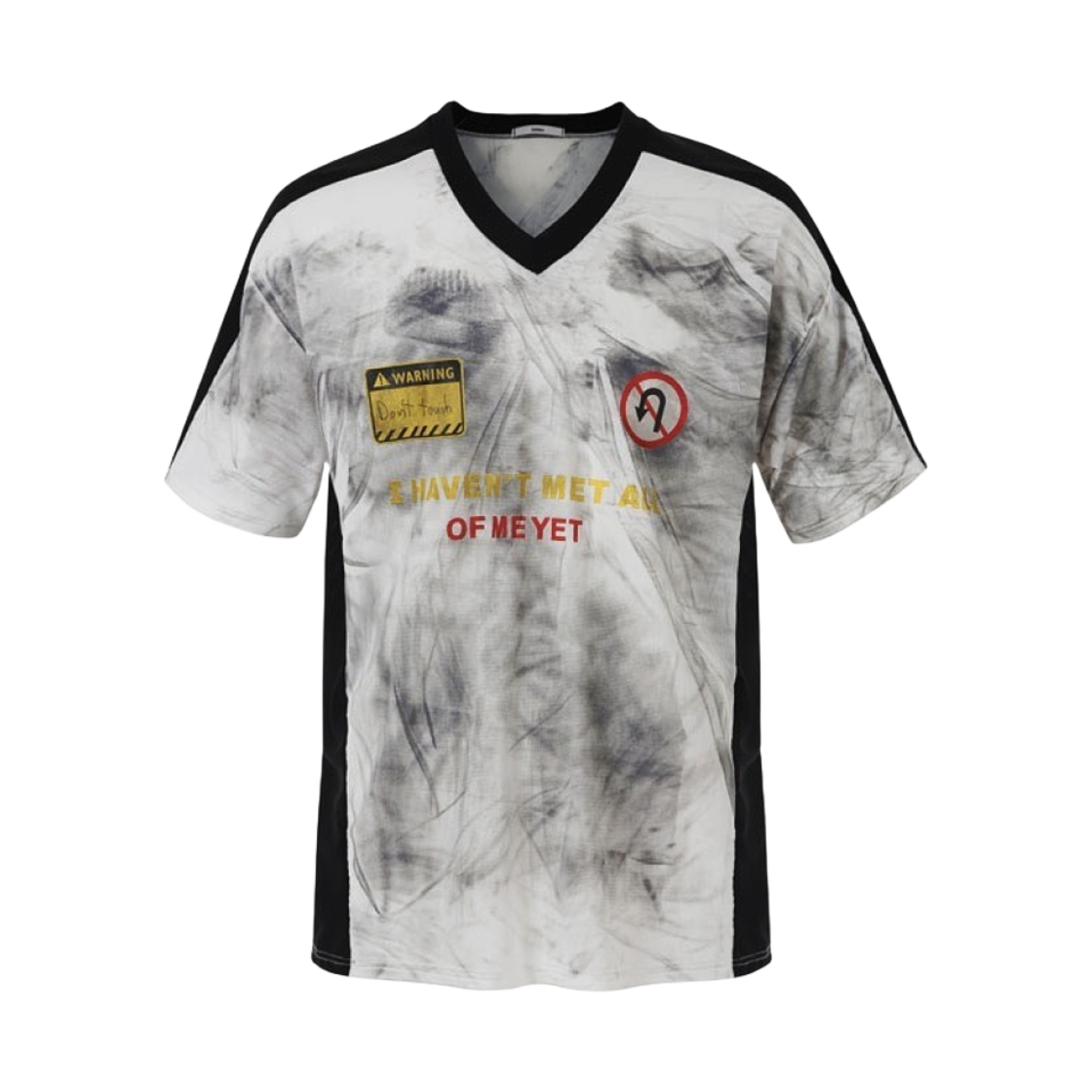 - Nos Couleurs Washed Film Jersey T-Shirt White