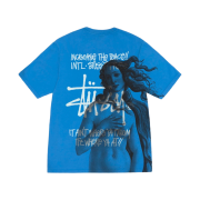 Stussy Ist Venus Pigment Dyed T-Shirt Blue