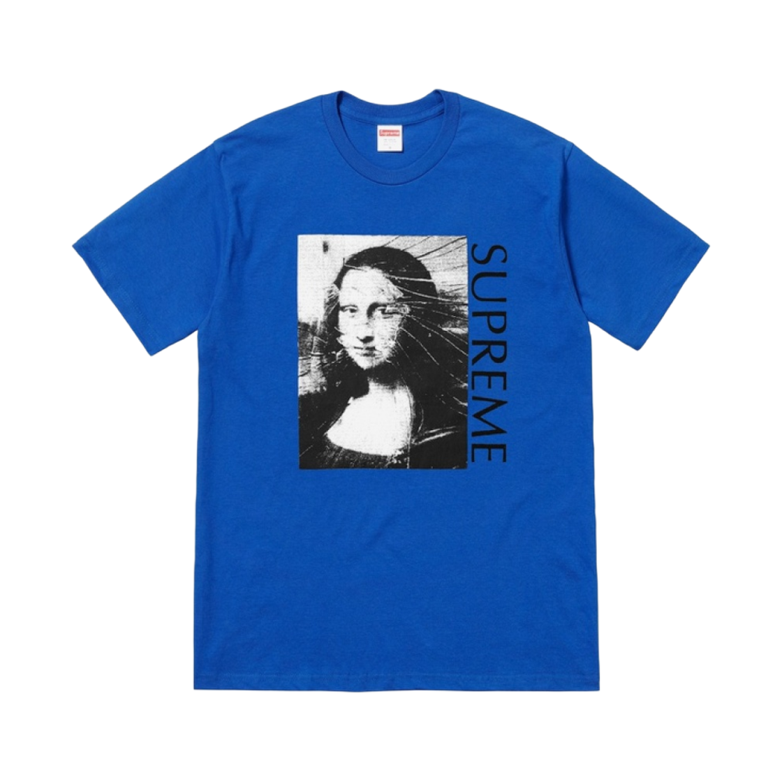 슈프림 모나리자 티셔츠 로얄 - 18SS(Supreme Mona Lisa T-Shirt Royal - 18SS) - 1