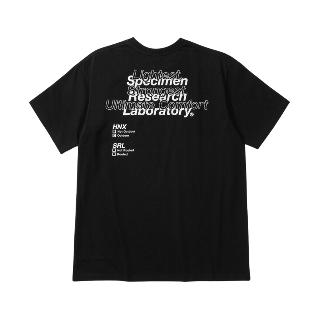 헬리녹스 x 네이버후드 15주년 SRL. 티셔츠 블랙(Helinox x Neighborhood 15th Anniversary SRL. T-Shirt Black)