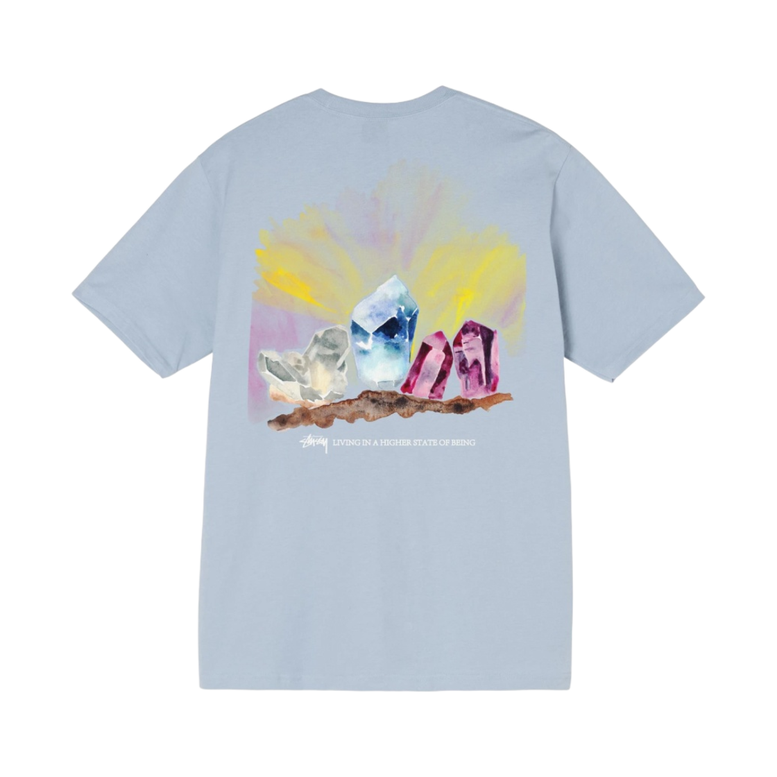 스투시 하이어 스테이트 티셔츠 스틸(Stussy Higher State T-Shirt Steel) - 1