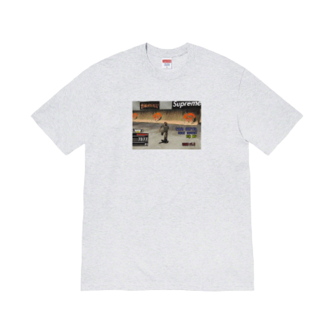 슈프림 x 트레셔 게임 티셔츠 애쉬 그레이 - 21FW(Supreme x Thrasher Game T-Shirt Ash Grey - 21FW) - 1