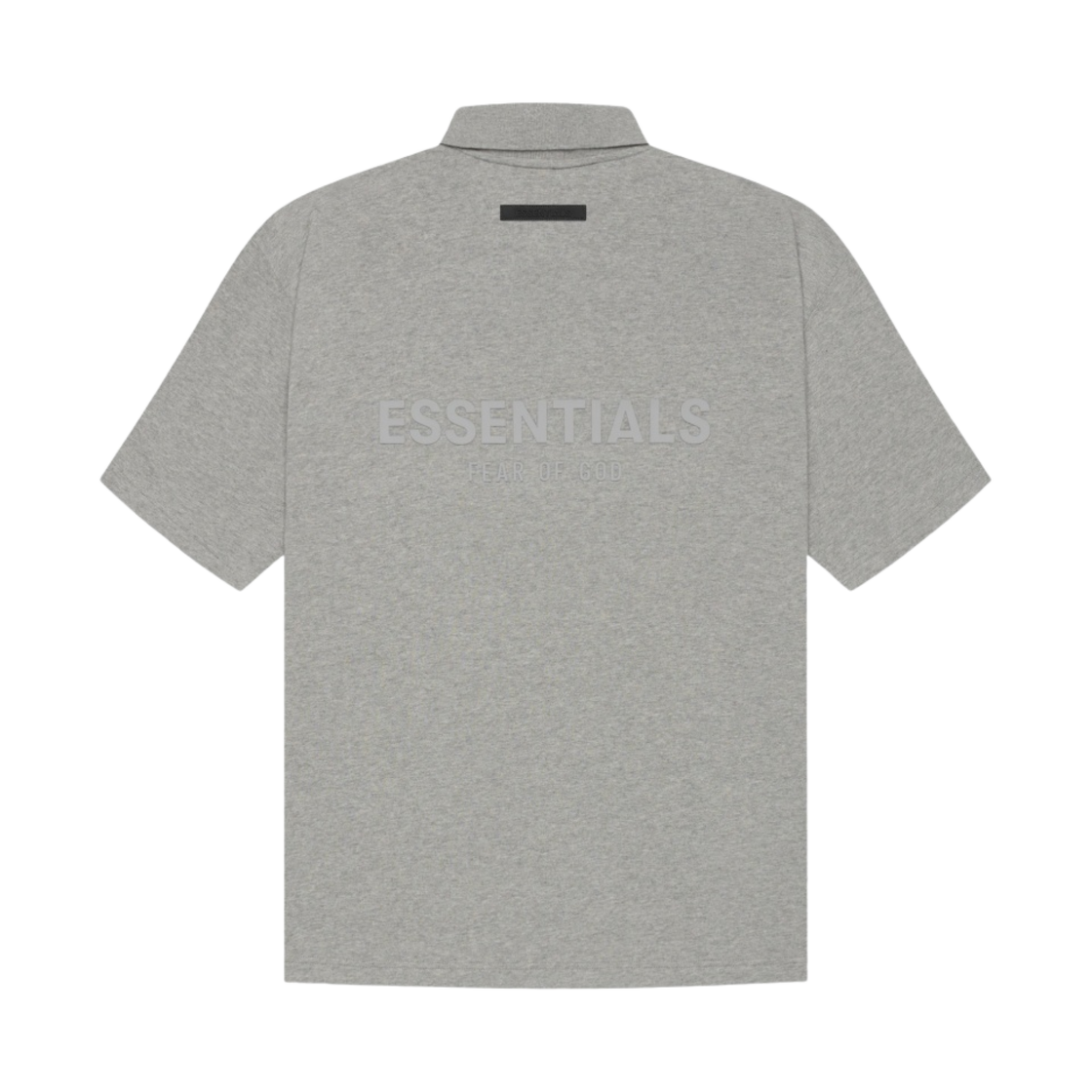 에센셜 숏슬리브 폴로 헤더 오트밀 - 21SS