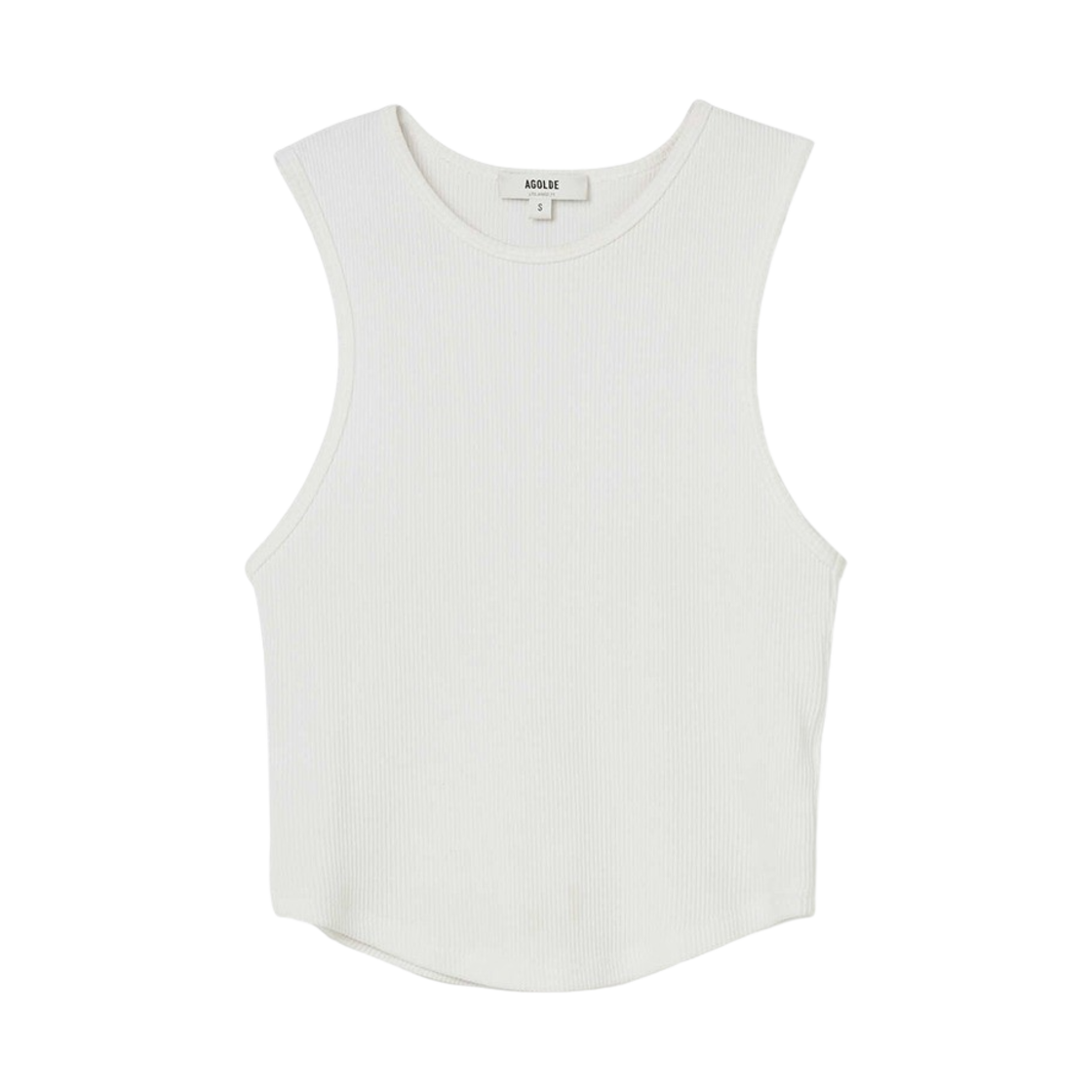 KW4BTSSAG17WT Agolde Women Nova Tank White