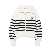 ROCCI ROCCI RCC Knit Zipup Cardigan Stripe