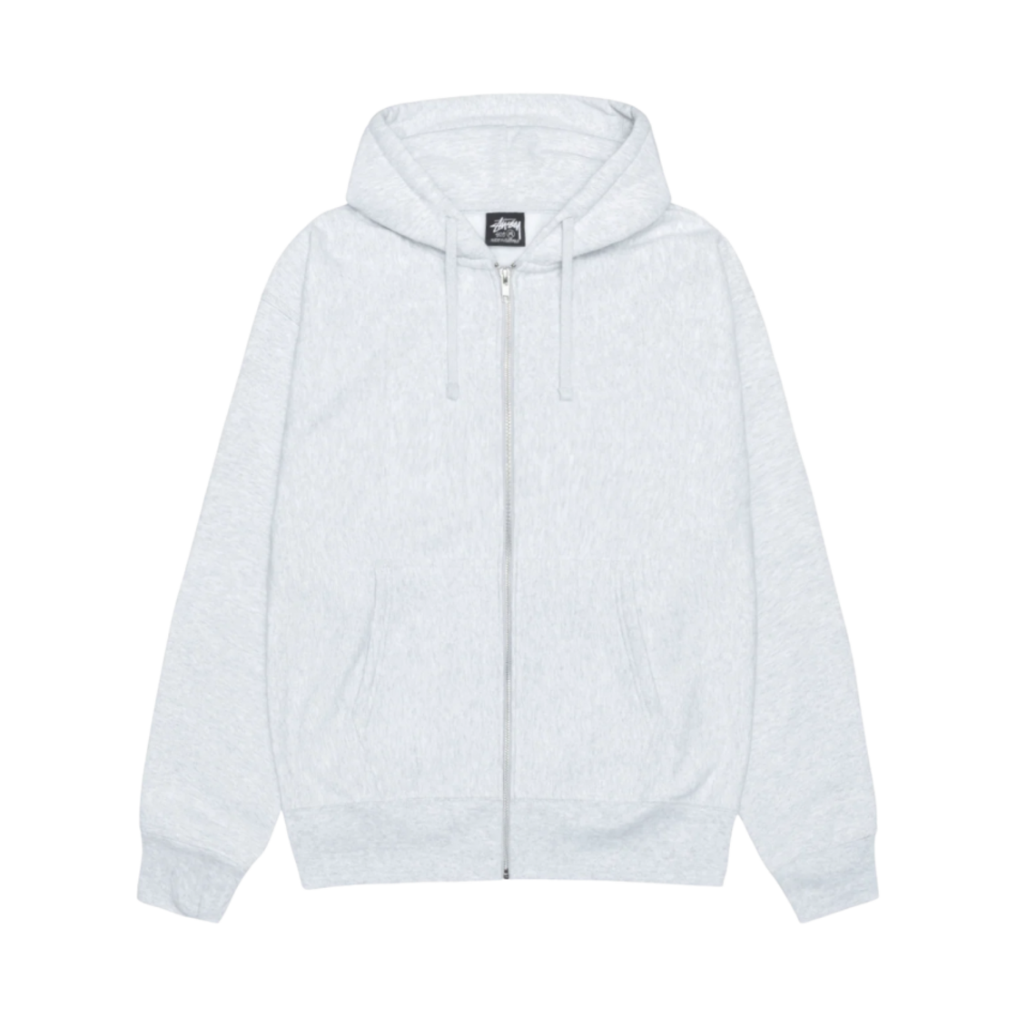 1975090 Stussy Buana Stock Zip Hoodie Ash Heather - #2