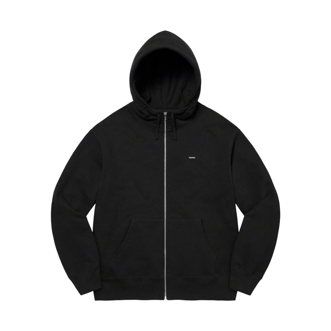 슈프림 스몰 박스 페이스마스크 집업 후드 스웨트셔츠 블랙(Supreme Small Box Facemask Zip Up Hooded Sweatshirt Black) - 2