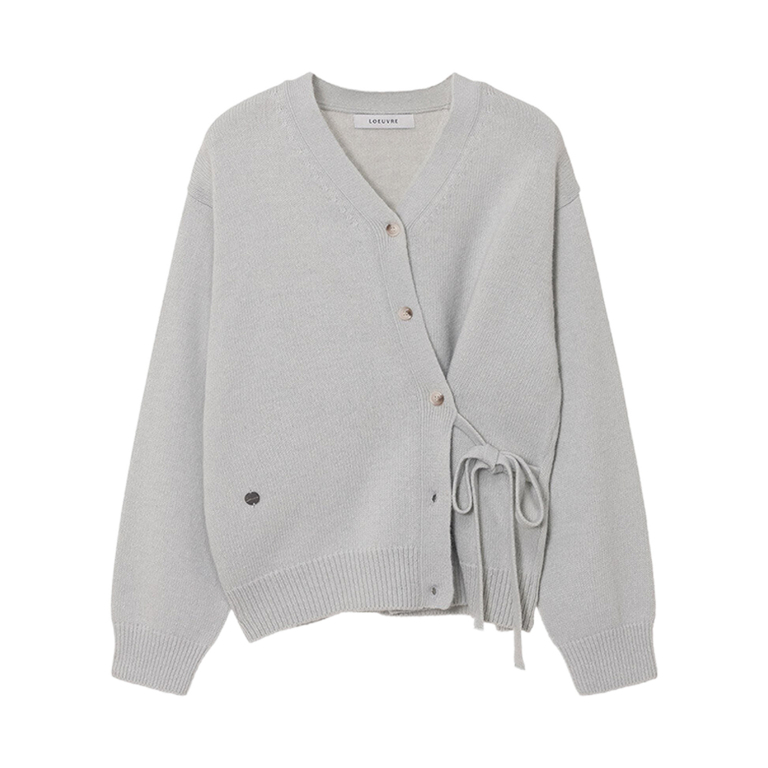 SK4WD944 (W) Loeuvre Side Strapped V-Neck Knit Cardigan Mint