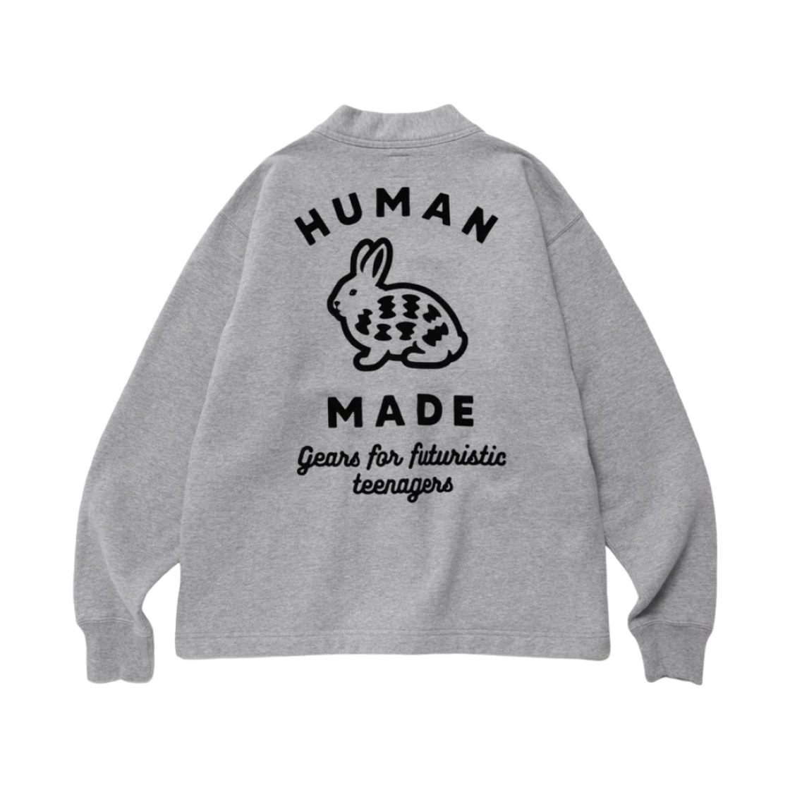 휴먼 메이드 스웨트 가디건 그레이 | Human Made | KREAM