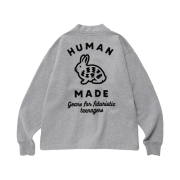 Human Made Sweat Cardigan Gray