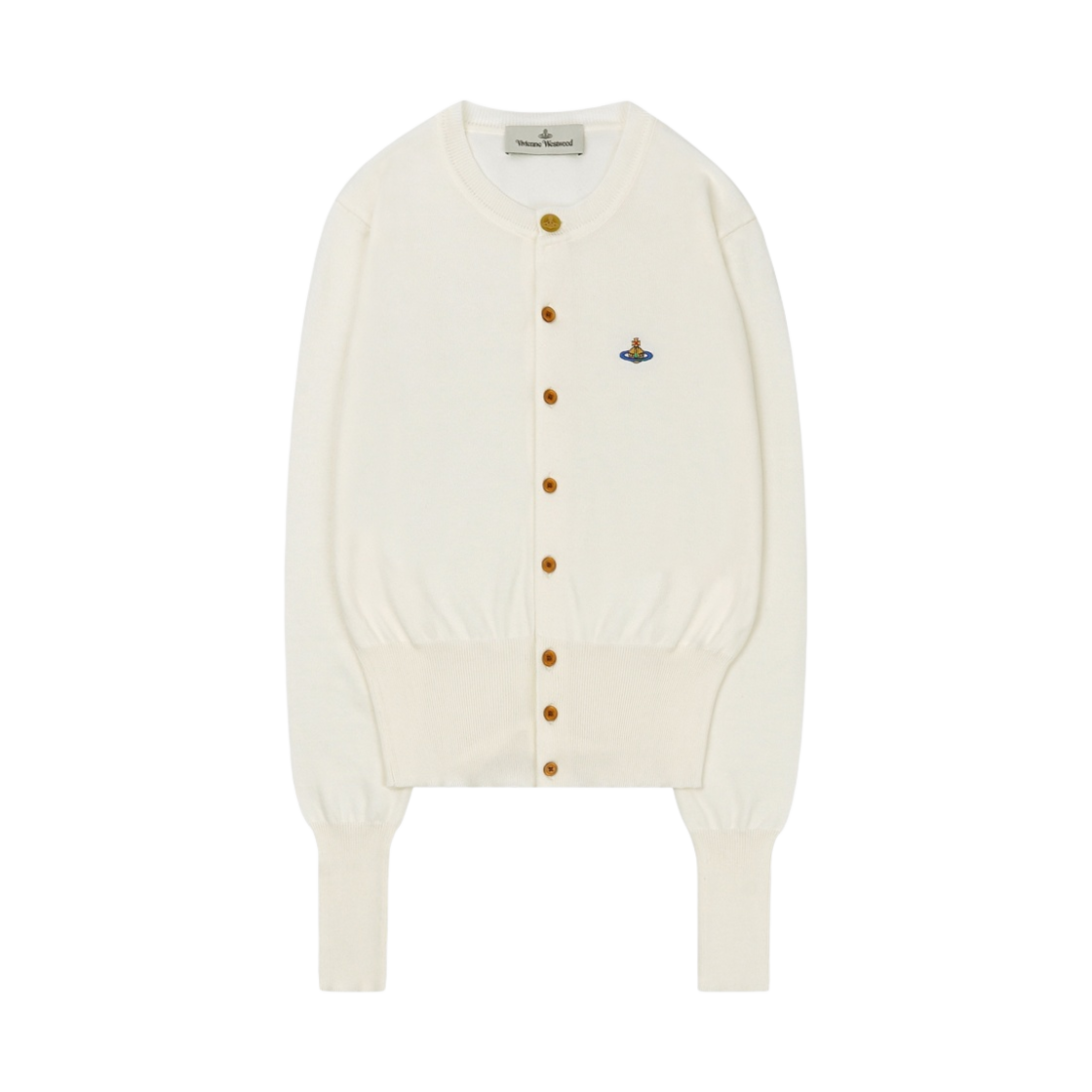 (W) 비비안 웨스트우드 베아 가디건 화이트
