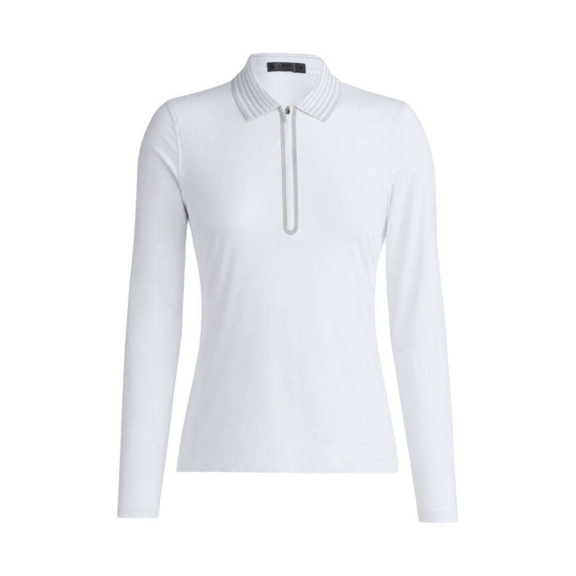 G4LC0K863A (W) G/Fore Featherweight Silky Tech Nylon Quarter Zip Polo Snow