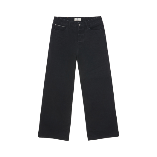 24FWDE01BK Woodman Essential Wide Denim Black
