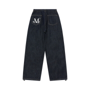 MUCENT Maxxi Back Pocket Big Logo Denim Dark Blue