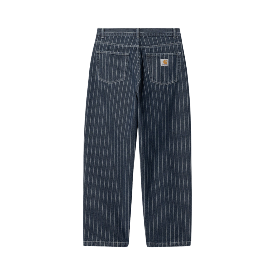 칼하트 WIP 올리언 스트라이프 팬츠 블루 화이트 스톤 워시드(Carhartt WIP Orlean Stripe Pants Blue White Stone Washed) - 2
