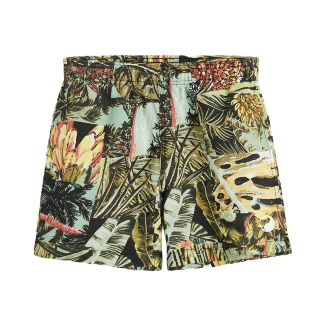 (키즈) 아워레가시 워크샵 라구나 쇼츠 정글 프린트((Kids) Our Legacy Work Shop Laguna Shorts Djungle Print) - 1