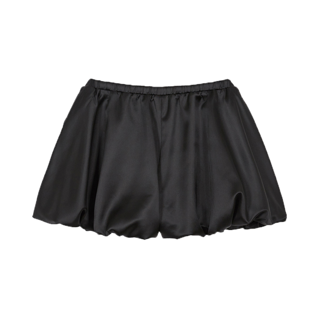 유지 벌룬 미니 큐롯 팬츠 블랙(YUJI Balloon Mini Culotte Pants Black)