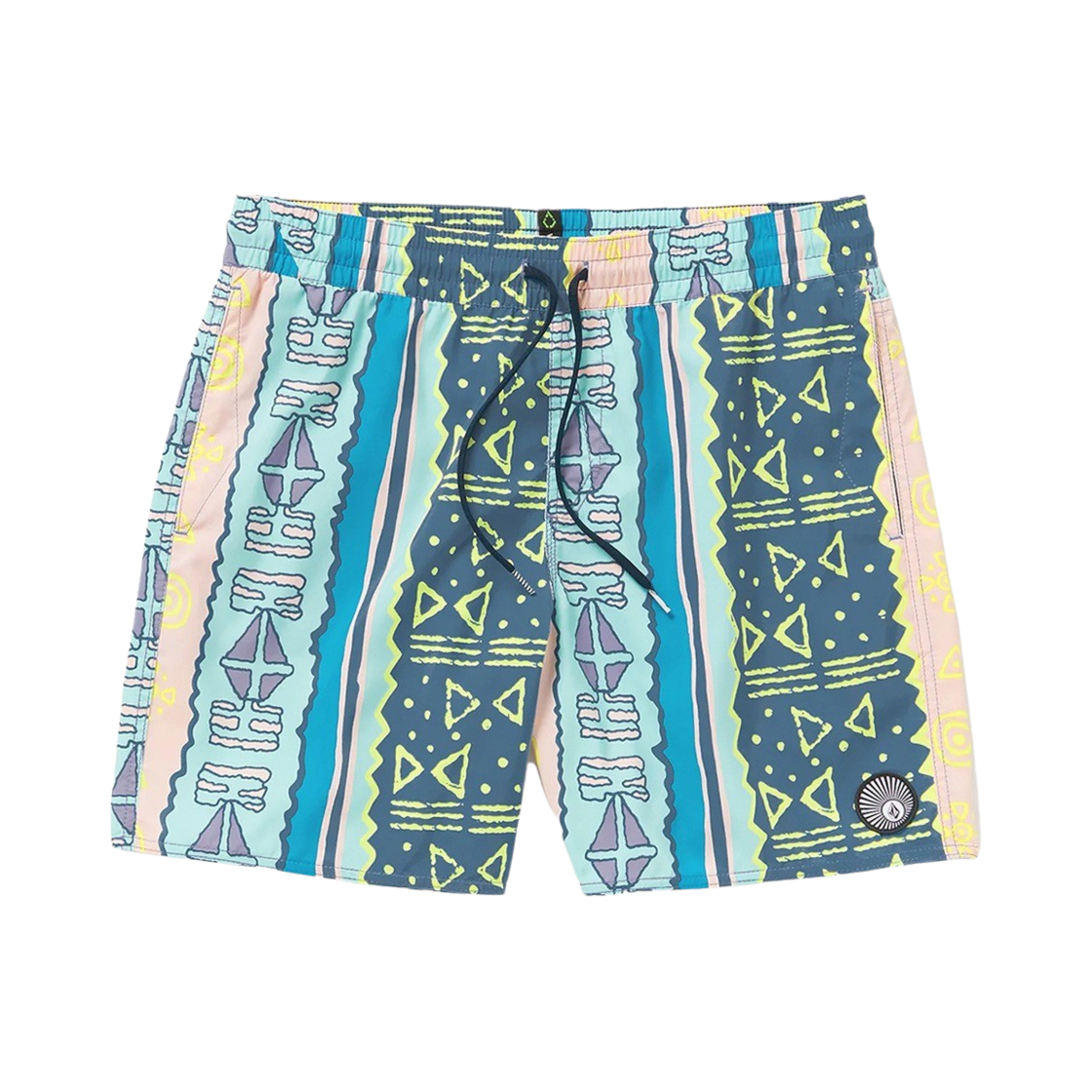 볼컴 LIDO 프린트 트렁크 17 블루(Volcom LIDO Print Trunk 17 Blue) - 1