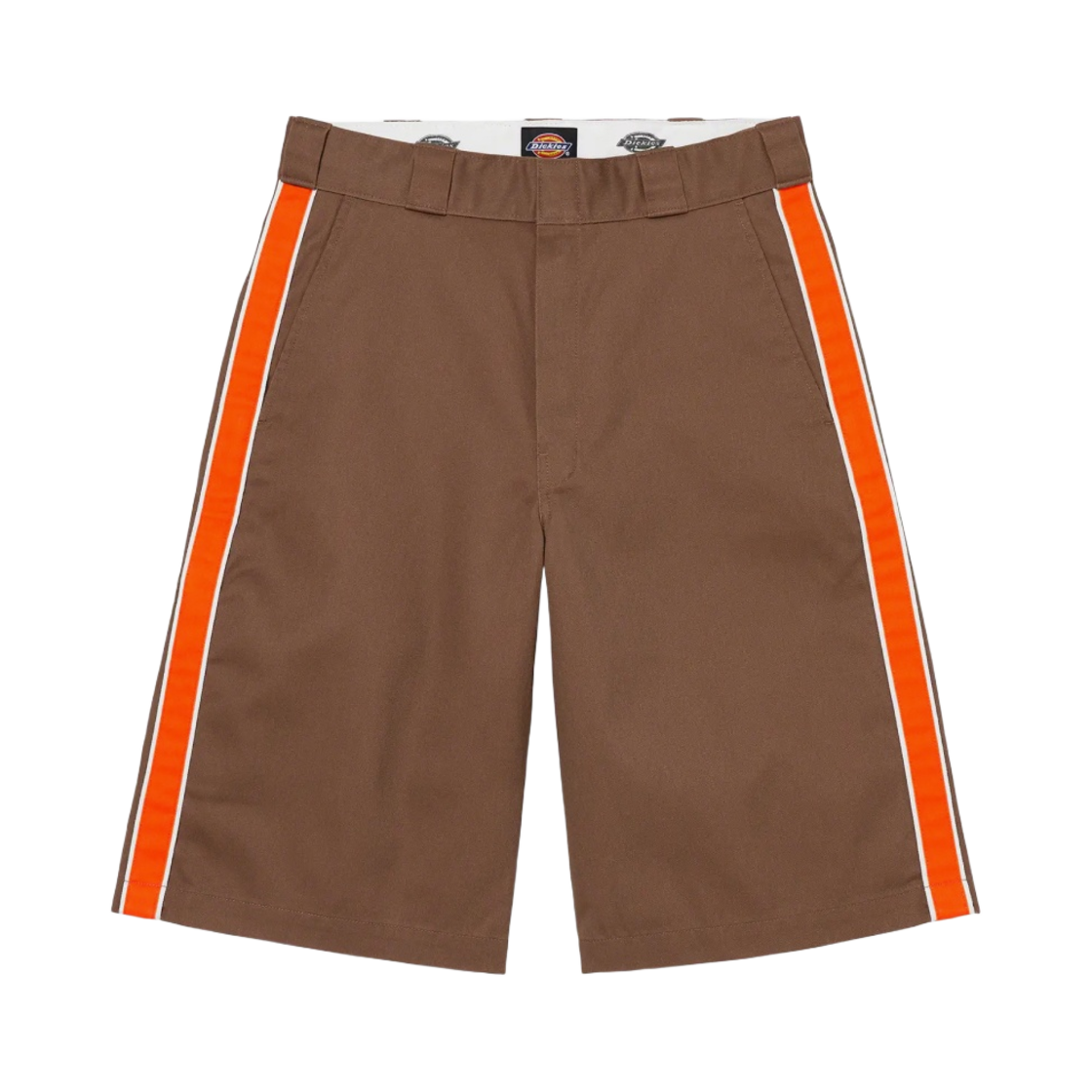 슈프림 x 디키즈 스트라이프 13인치 루즈 핏 워크 쇼츠 브라운 - 22SS(Supreme x Dickies Stripe 13 Inch Loose Fit Work Shorts Brown - 22SS)
