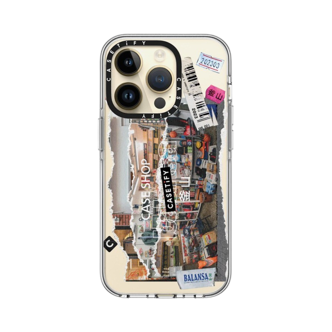 케이스티파이 x 발란사 아이폰 콜라주 맥세이프 클리어 케이스 클리어(Casetify x Balansa iPhone Collage Magsafe Clear Case Clear) - 4