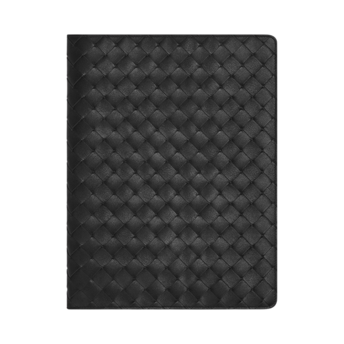 787307V3DE01000 Bottega Veneta Maxi Intrecciato Notebook Cover Black