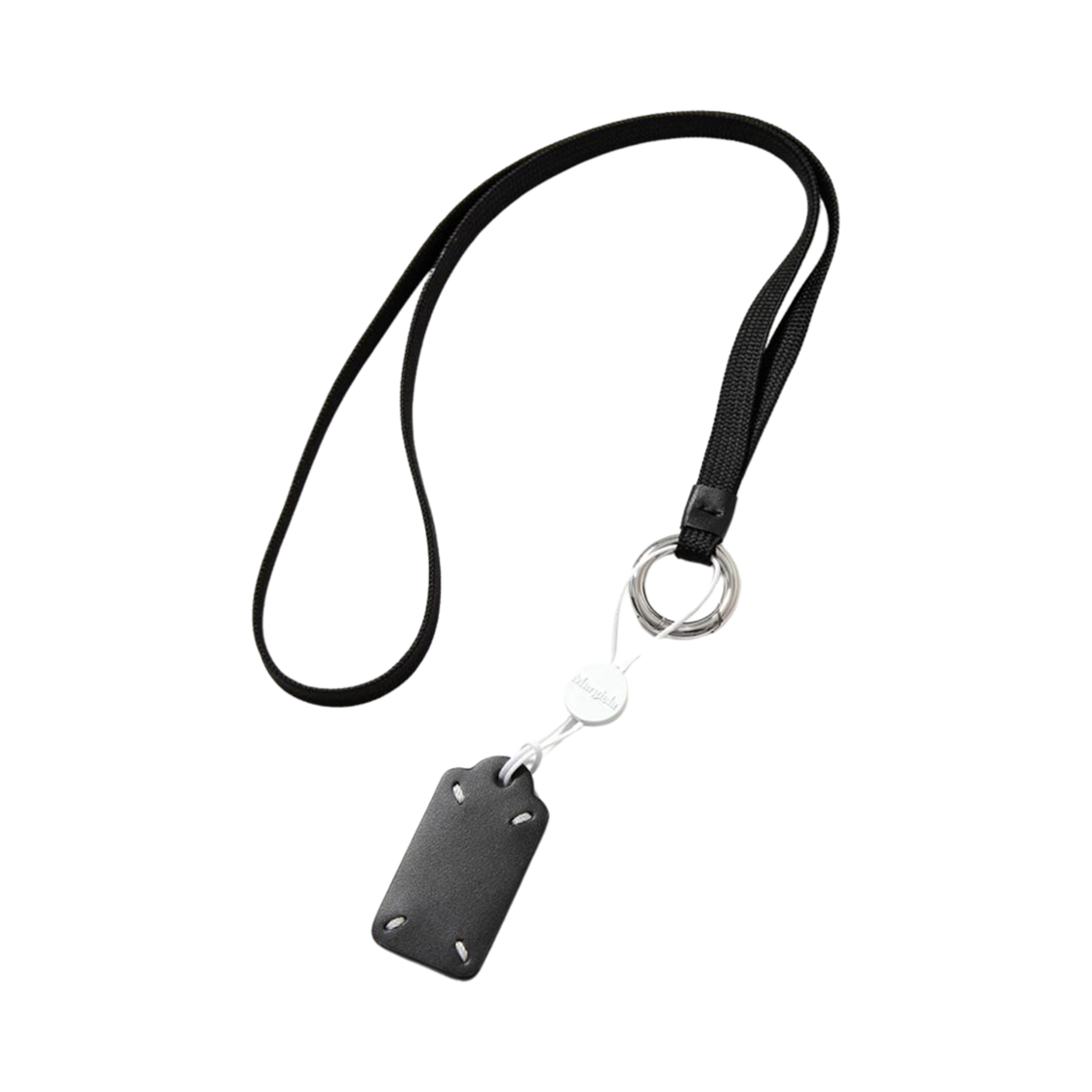 메종 마르지엘라 포 스티치 넥 스트랩 키링 블랙(Maison Margiela Four Stitches Neck Strap Keyring Black) - 2