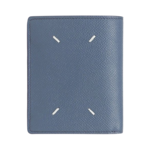 Maison Margiela Compact Bi-Fold Wallet Blue