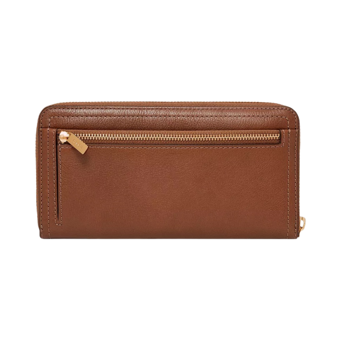 파슬 로건 레더 RFID 집 어라운드 클러치 지갑 브라운(Fossil Logan Leather RFID Zip Around Clutch Wallet Brown) - 2