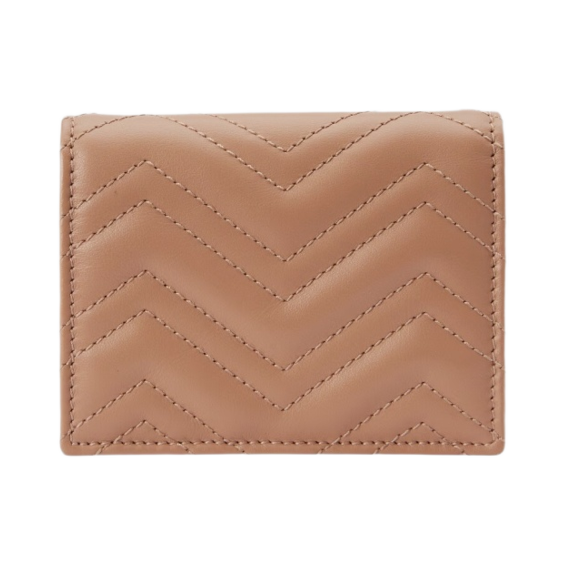구찌 GG 마몽 마틀라세 카드 케이스 월렛 로즈 베이지(Gucci GG Marmont Matelasse Card Case Wallet Rose Beige) - 4