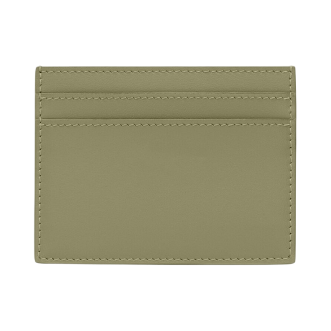 생로랑 매트 레더 파리 카드 케이스 라이트 세이지(Saint Laurent Paris Card Case in Matte Leather Light Sage) - 2