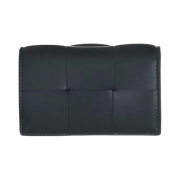 Bottega Veneta Cassette Business Card Case Black