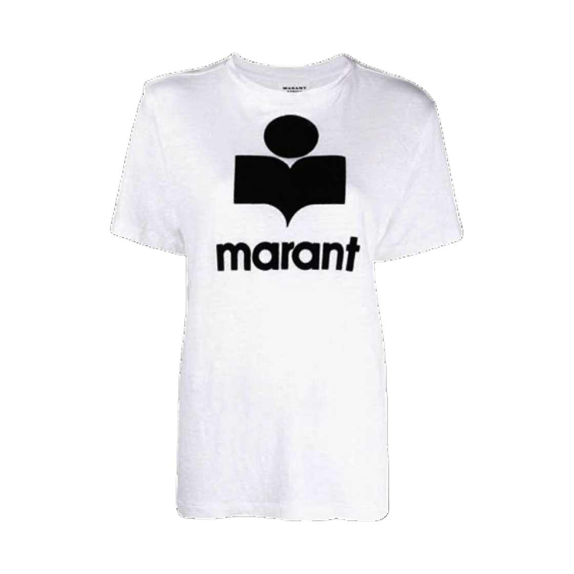 TS0001FA-A1N09E-20WH (W) Isabel Marant Zewel Logo T-Shirt White - 23SS
