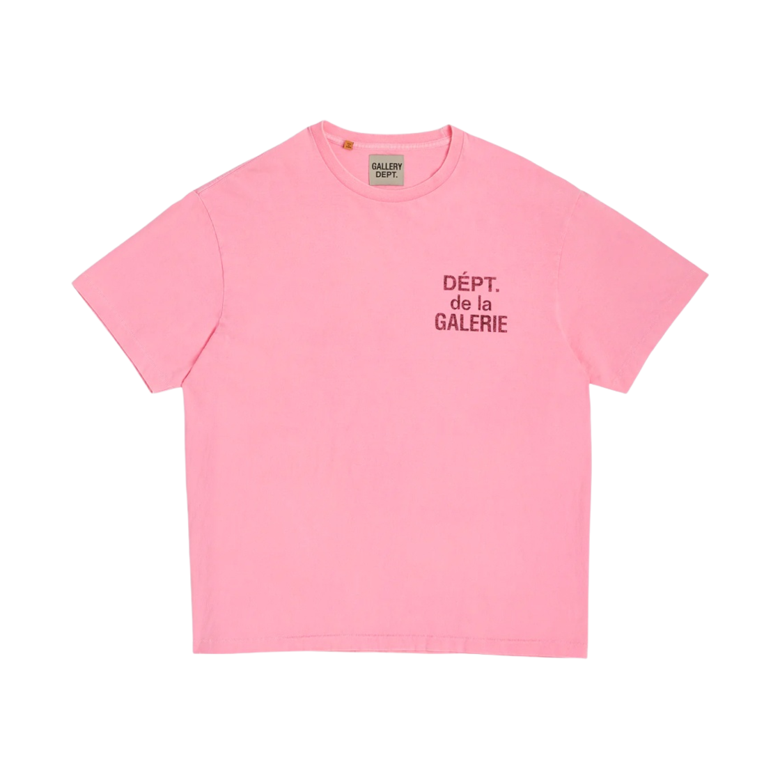 갤러리 디파트먼트 프렌치 티셔츠 플로 핑크(Gallery Dept. French T-Shirt Flo Pink) - 2